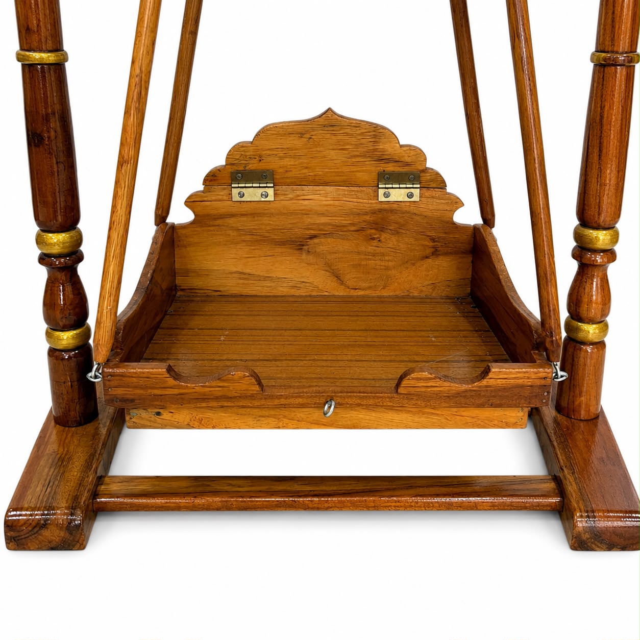 Jogan Meera Pure Sagwan (Teak Wood) Hindola for Laddu Gopal Ji