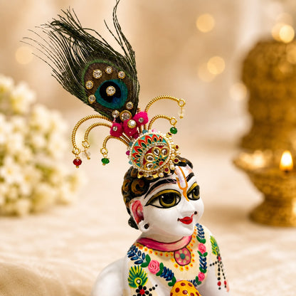 Jogan Meera Heavy Ad Janmasthmi pag Set for Laddu Gopal Ji