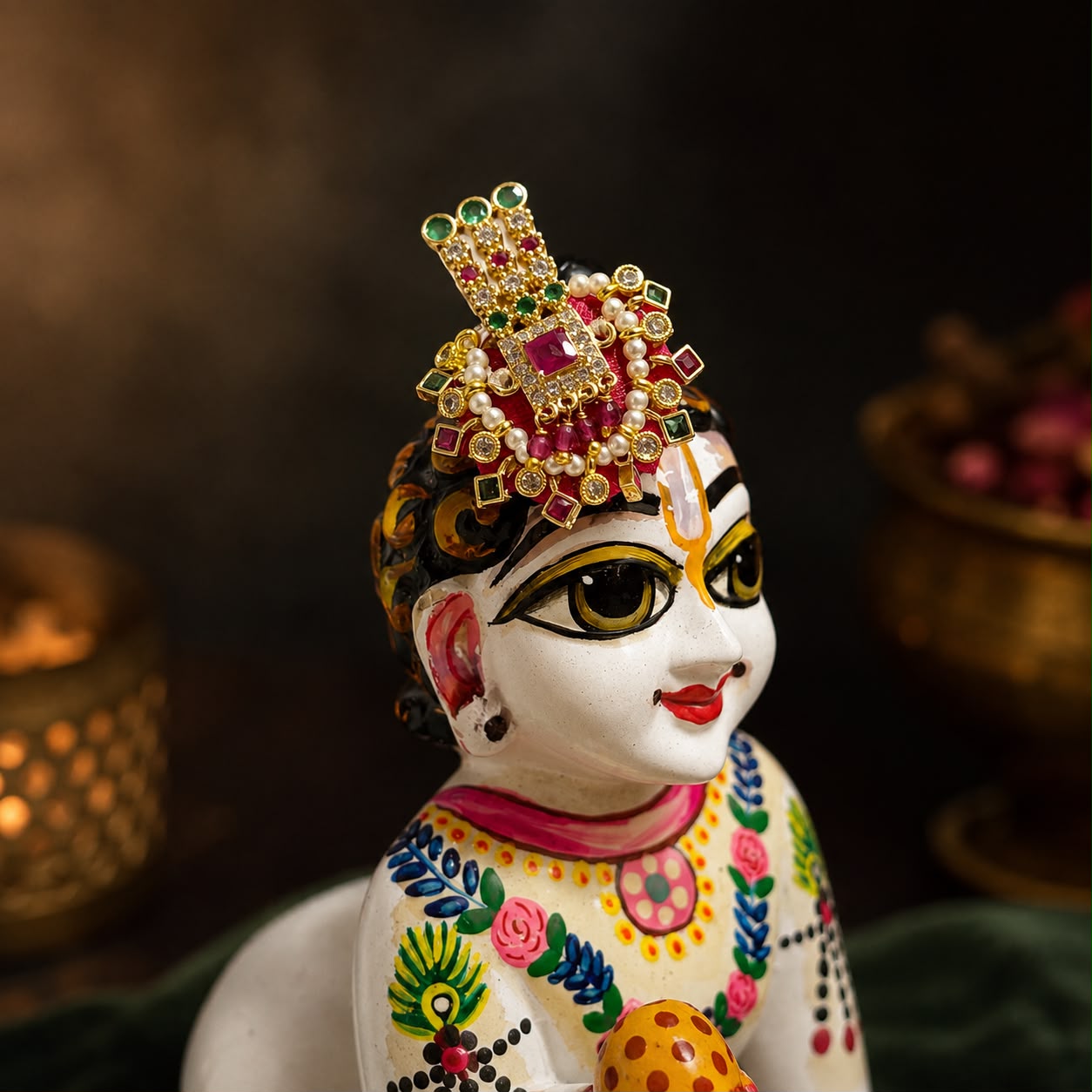 Jogan Meera Heavy Janmasthmi pag Set for Laddu Gopal Ji