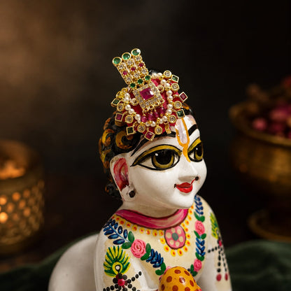 Jogan Meera Heavy Janmasthmi pag Set for Laddu Gopal Ji
