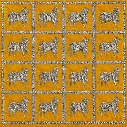 Jogan Meera Velvet Zari Work Pichvai – 1 Meter