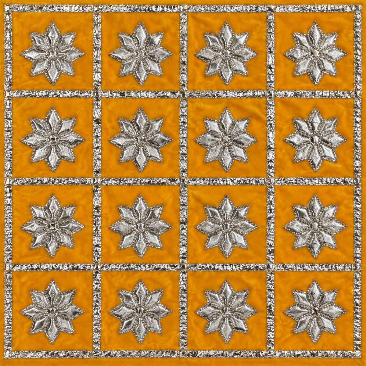 Jogan Meera Velvet Zari Work Pichvai – 1 Meter