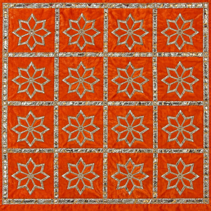 Jogan Meera Velvet Zari Work Pichvai – 1 Meter