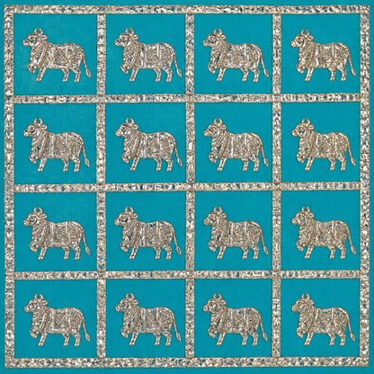 Jogan Meera Velvet Zari Work Pichvai – 1 Meter