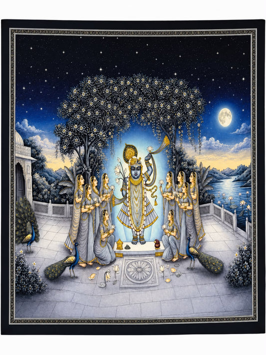 Jogan Meera Sharad Purnima Pichvai – 1 x 1 Metre