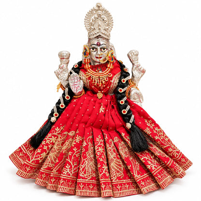 Jogan Meera Mataji Silver Mukut
