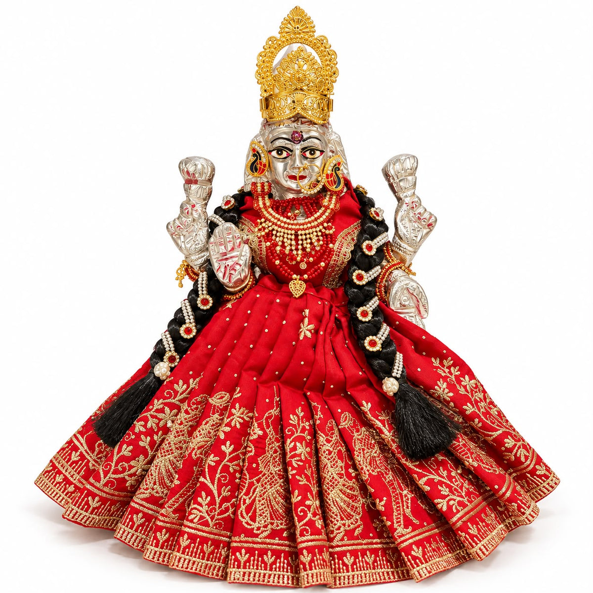 Jogan Meera Mataji Golden Mukut