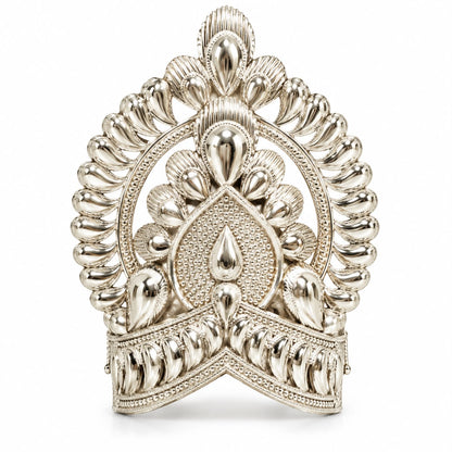 Jogan Meera Silver Mukut for Laddu Gopal