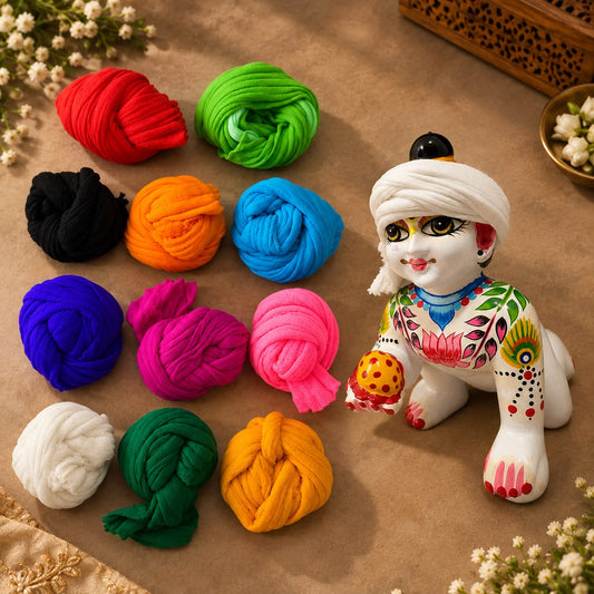 Jogan Meera Laddu Gopal Cloth Pagdi – Pack of 12