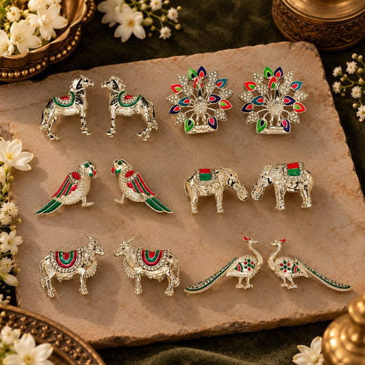 Jogan Meera Sharad Purnima Khilona Set for Laddu Gopal - 2Inch