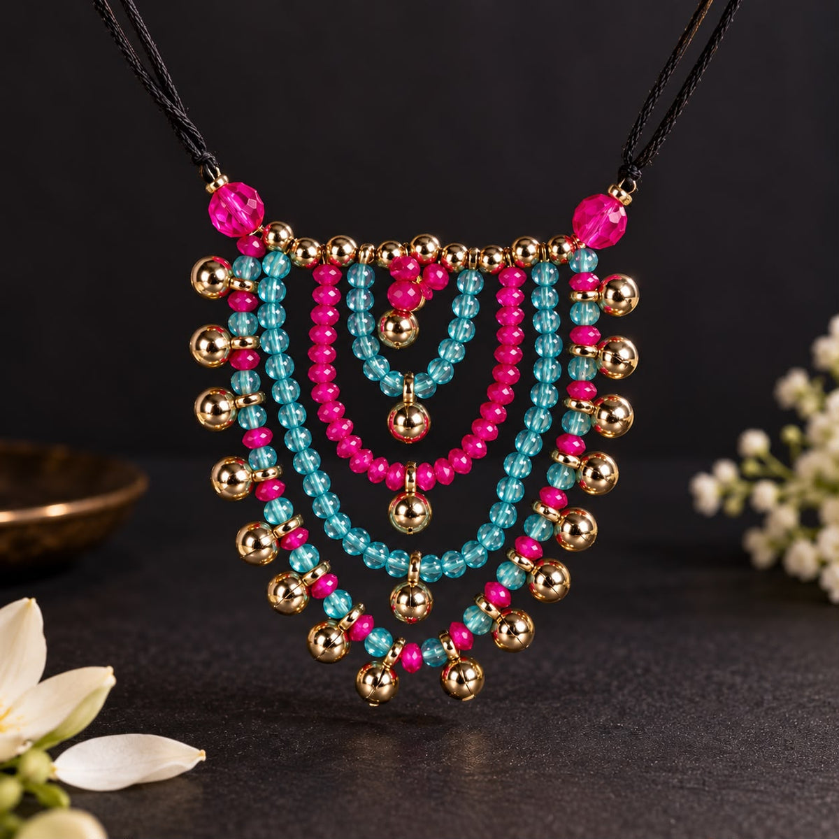 Jogan Meera Navratri Heavy Mala for Laddu Gopal Ji/Radha Ji/Mataji