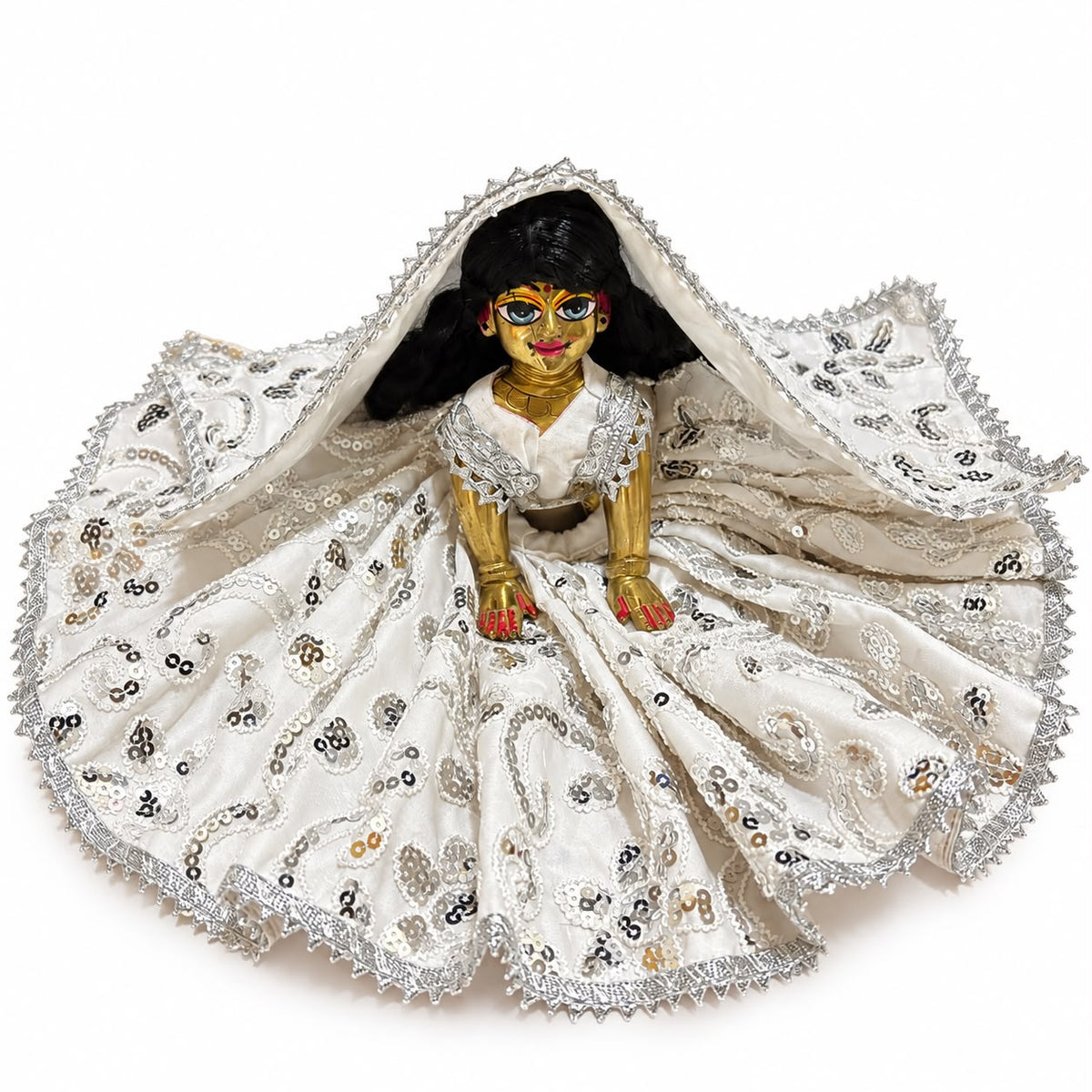 Jogan Meera Sharad Purnima Heavy Poshak for Radha Ji