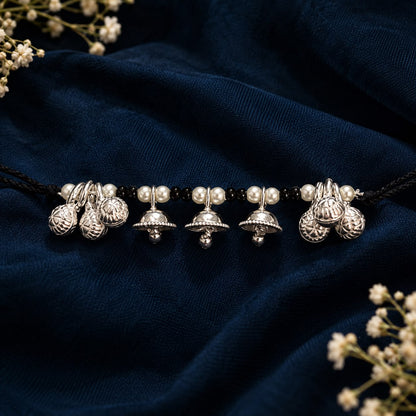 Jogan Meera Pure Silver Shudra Ghantika Kamarband
