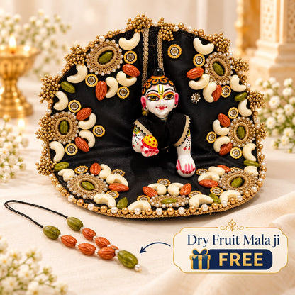 Jogan Meera Annakut Special Poshak for Laddu Gopal Ji With Malaji Free