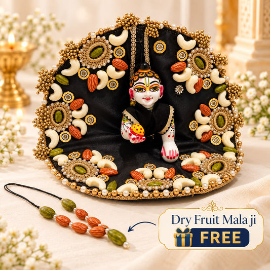 Jogan Meera Annakut Special Poshak for Laddu Gopal Ji With Malaji Free