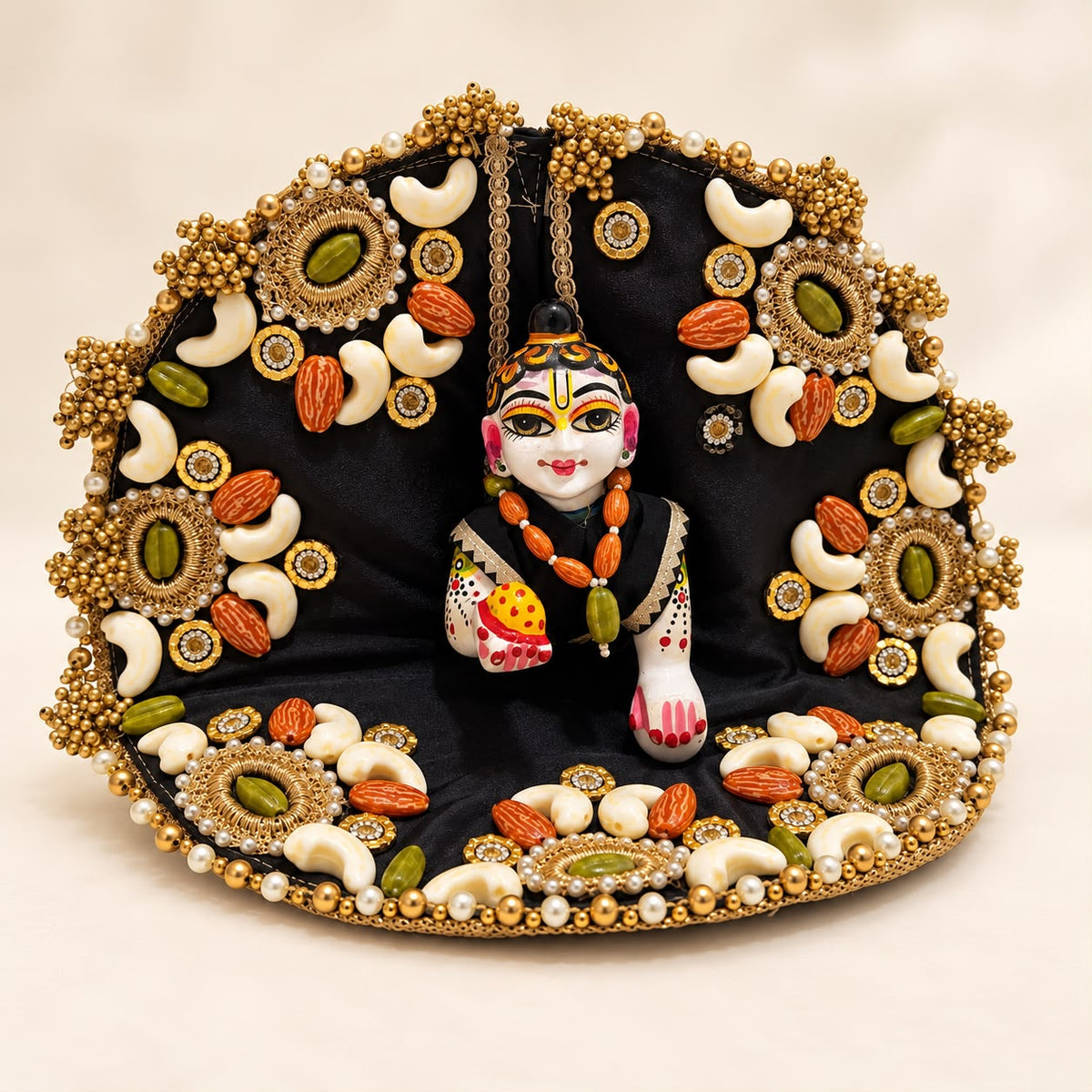 Jogan Meera Annakut Special Poshak for Laddu Gopal Ji With Malaji Free