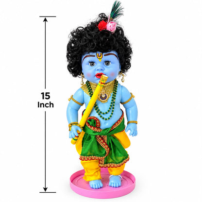 Jogan Meera 15 Inch Standing Kanha Ji with Movable Hands – Diwali Special