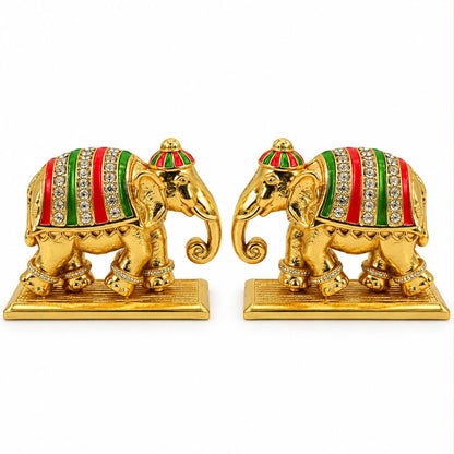 Jogan Meera Diwali Golden Khilona Set for Laddu Gopal - 2Inch