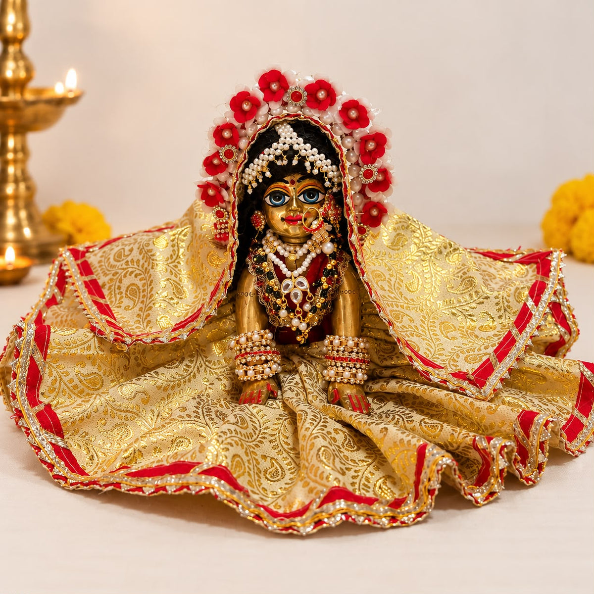 Jogan Meera Diwali Special Shringar Set for Radha Rani Ji