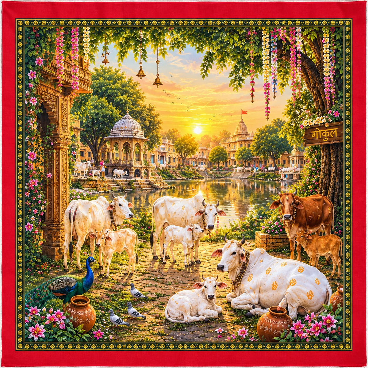 Jogan Meera Gopashtami Pichvai – 1 x 1 Metre