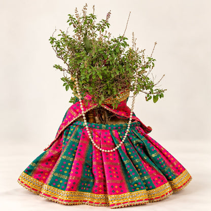 Jogan Meera Tulsi Ji Heavy Multi Poshak with Chunni