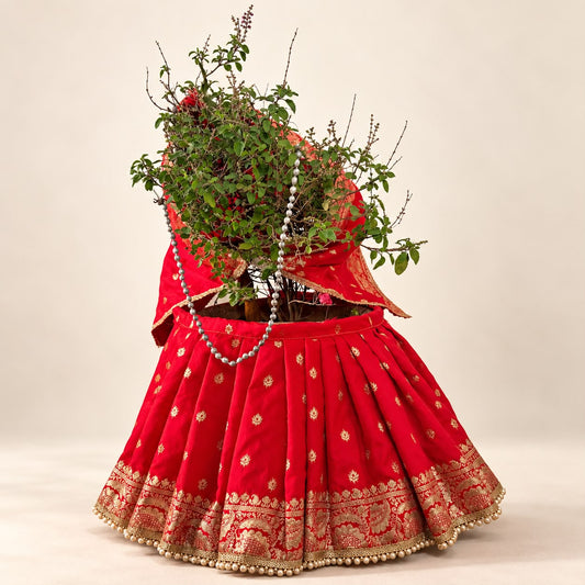 Jogan Meera Tulsi Ji Banarasi Poshak with Chunni