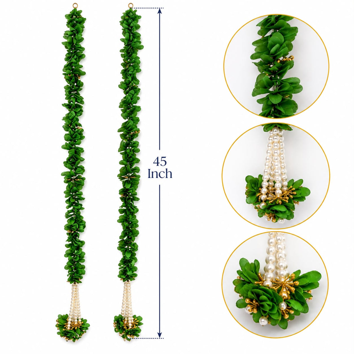 Jogan Meera Diwali Special Floral Toran Latkan Pair – 45 Inch