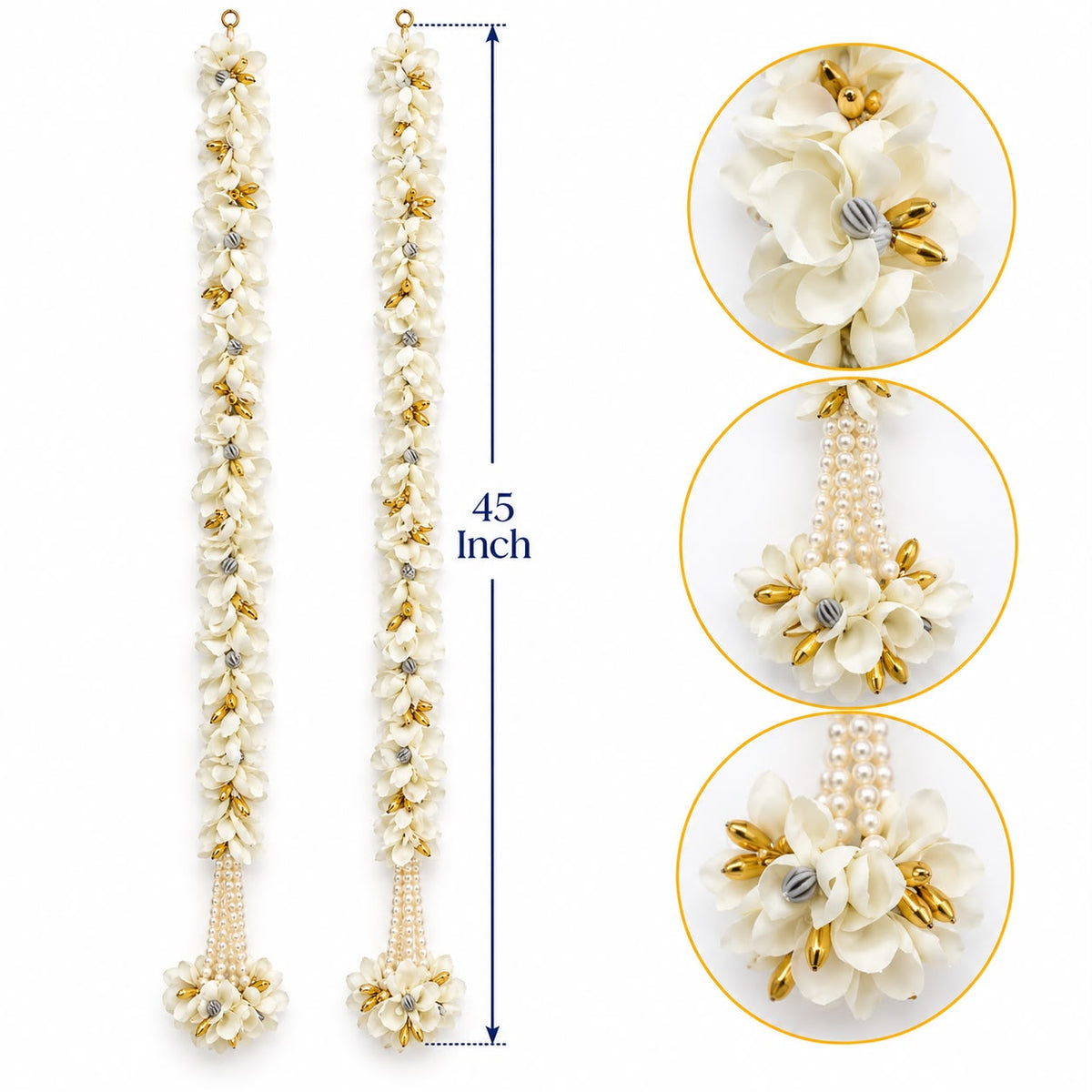 Jogan Meera Diwali Special Floral Toran Latkan Pair – 45 Inch