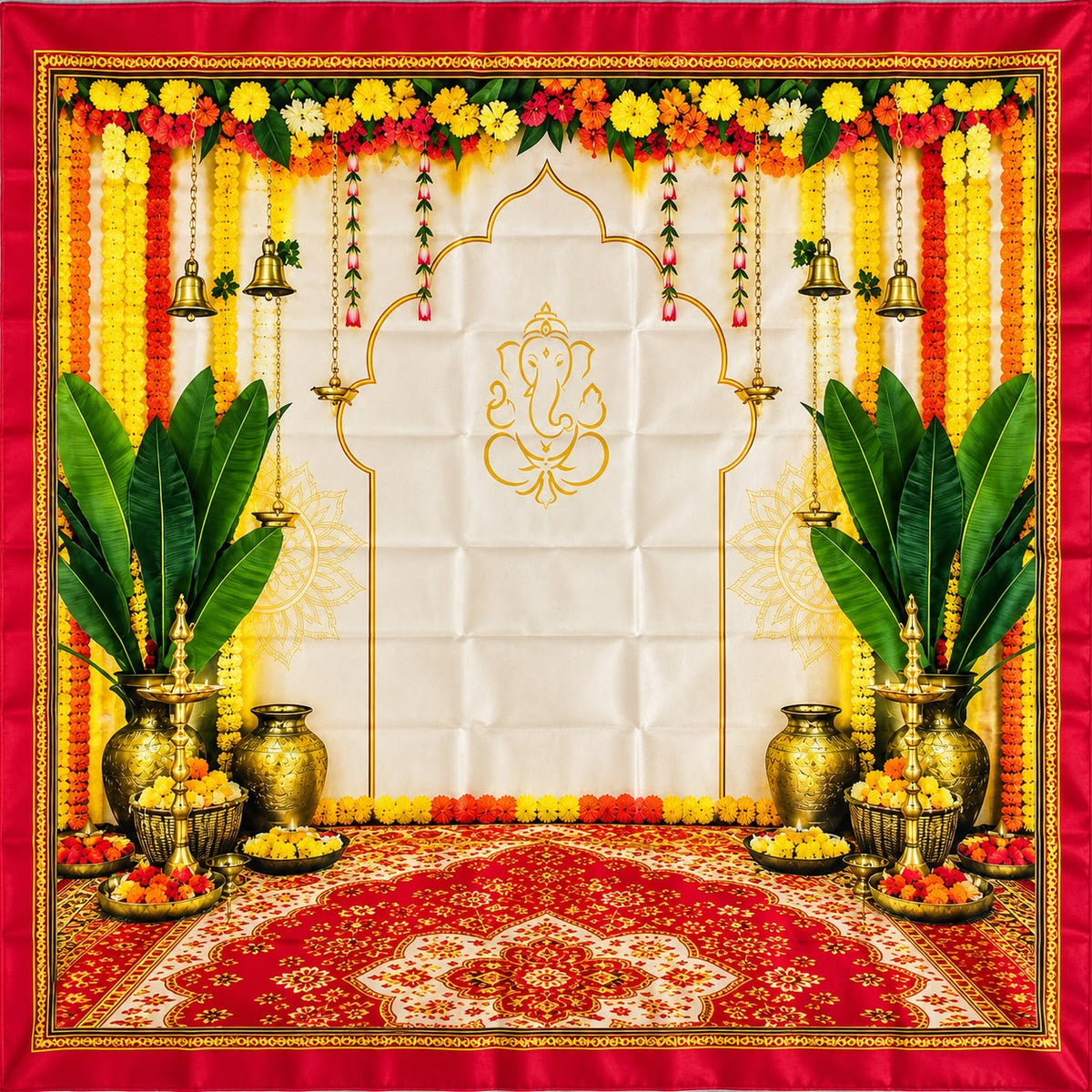 Jogan Meera Diwali Pichvai – 1 x 1 Metre