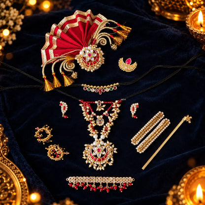 Jogan Meera Heavy Diwali Shringar Set for Laddu Gopal Ji