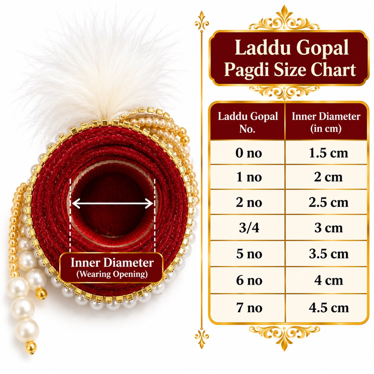 Pick Any Maratha Pagdi for Laddu Gopal Ji