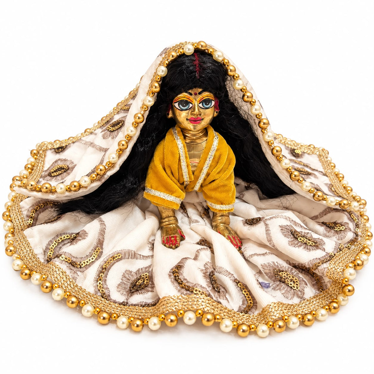 Jogan Meera Pick Any Heavy Winter Poshak for Radha Rani ji