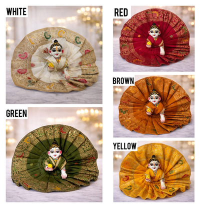 Pick Any Banarasi Poshak for Laddu Gopal – 1, 3 or 5 Combo