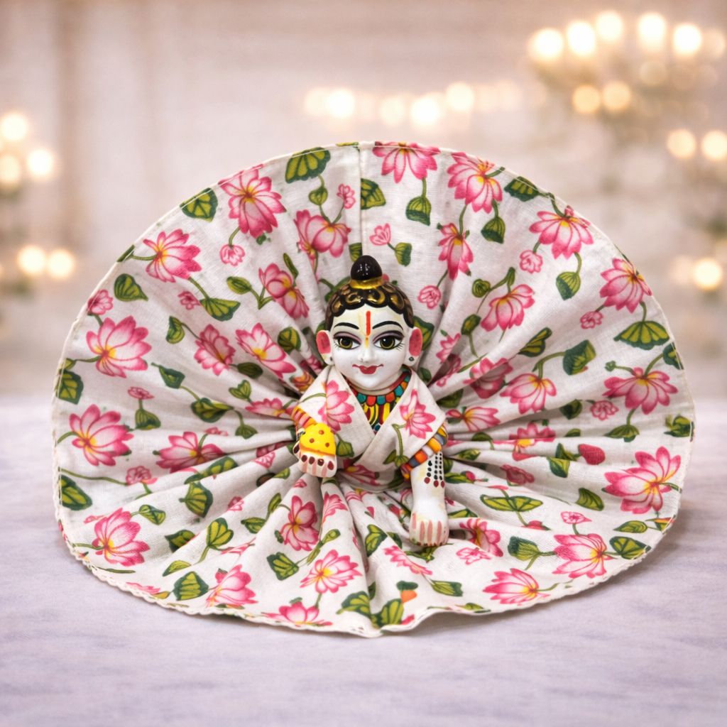 Pick Any Cotton Print Poshak for Laddu Gopal – 1, 3 or 5 Combo