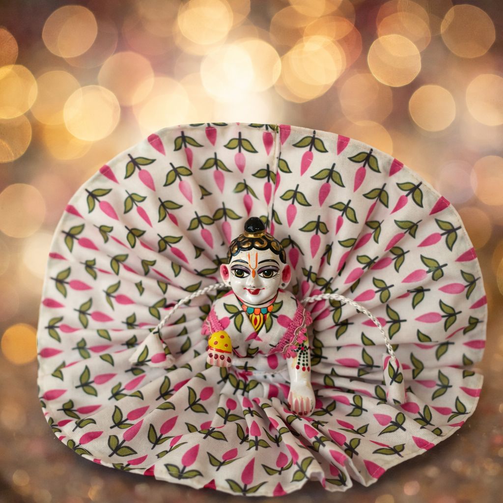 Pick Any Cotton Print Poshak for Laddu Gopal – 1, 3 or 5 Combo