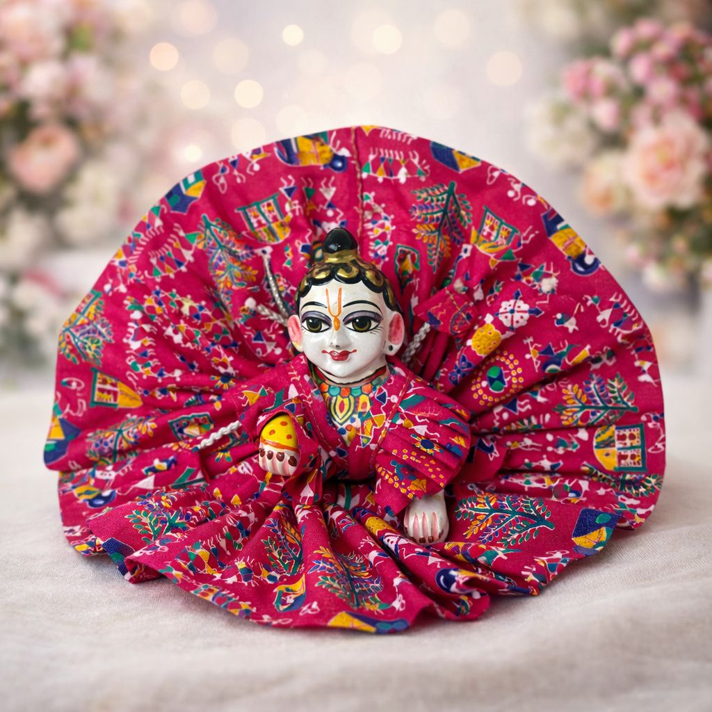Pick Any Cotton Print Poshak for Laddu Gopal – 1, 3 or 5 Combo