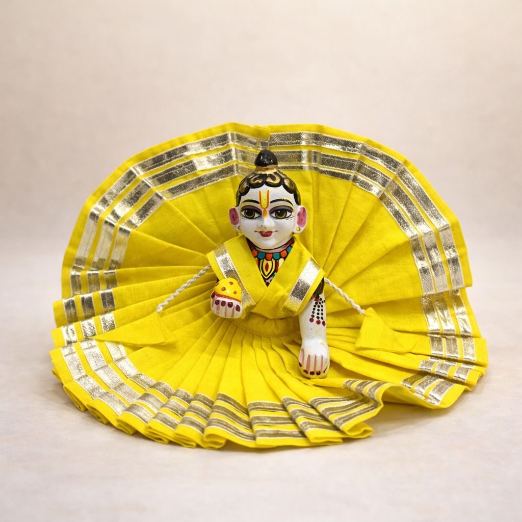 Pick Any Daily Cotton Poshak for Laddu Gopal – 1, 3 or 5 Combo