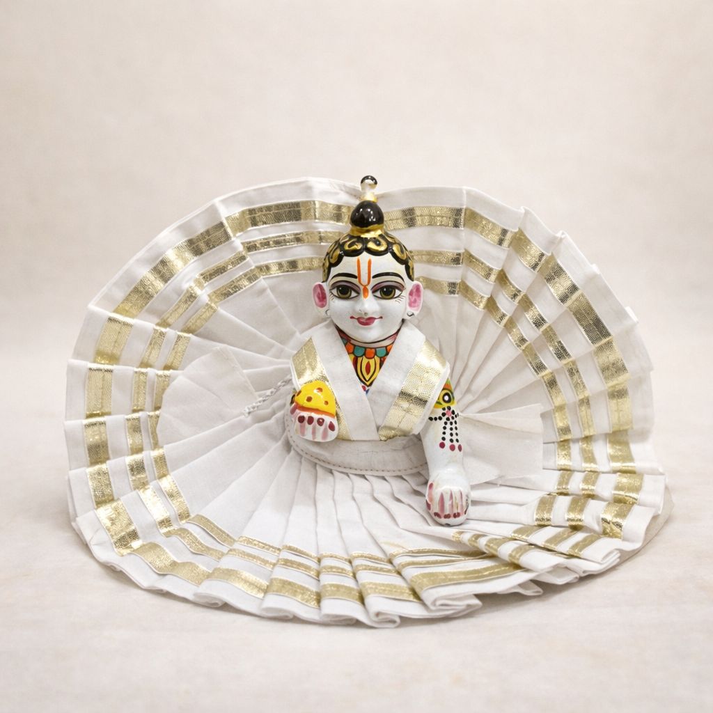 Pick Any Daily Cotton Poshak for Laddu Gopal – 1, 3 or 5 Combo