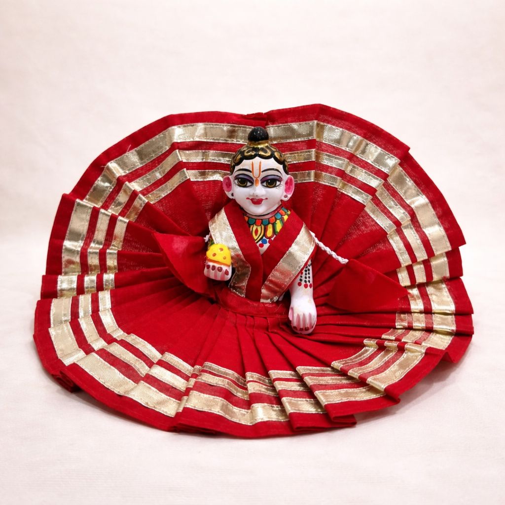 Pick Any Daily Cotton Poshak for Laddu Gopal – 1, 3 or 5 Combo