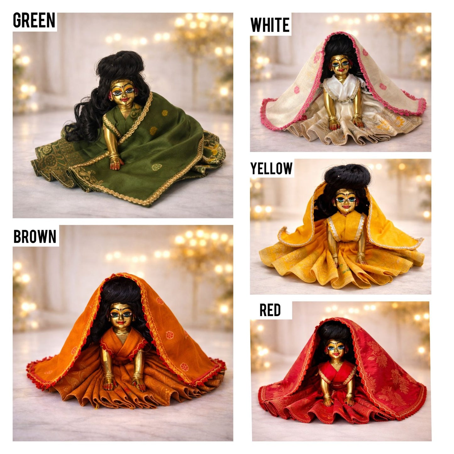 Pick Any Banarasi Poshak for Radha Rani – 1, 3 or 5 Combo