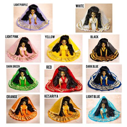 Pick Any Daily Cotton Poshak for Radha Rani – 1, 3 or 5 Combo
