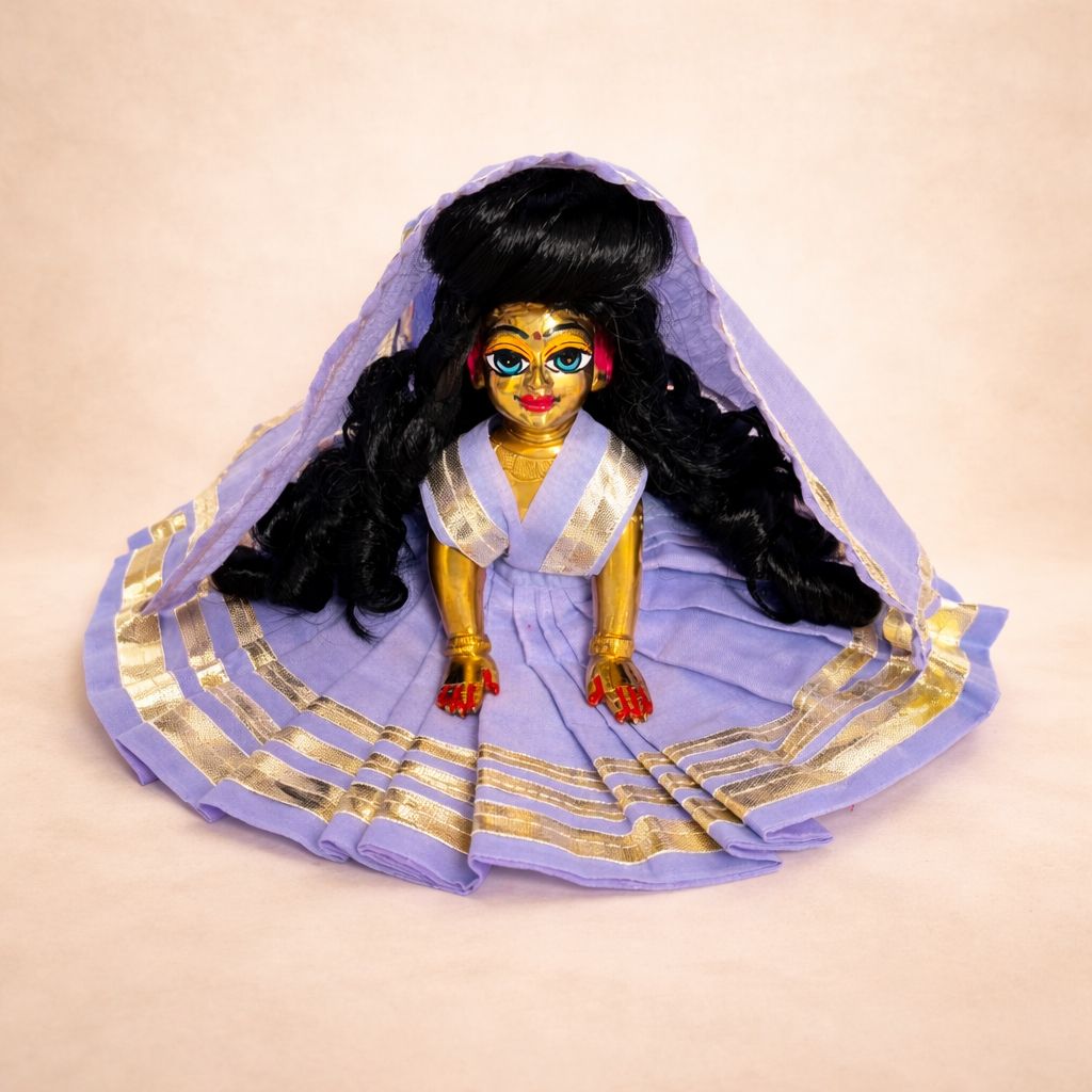 Pick Any Daily Cotton Poshak for Radha Rani – 1, 3 or 5 Combo