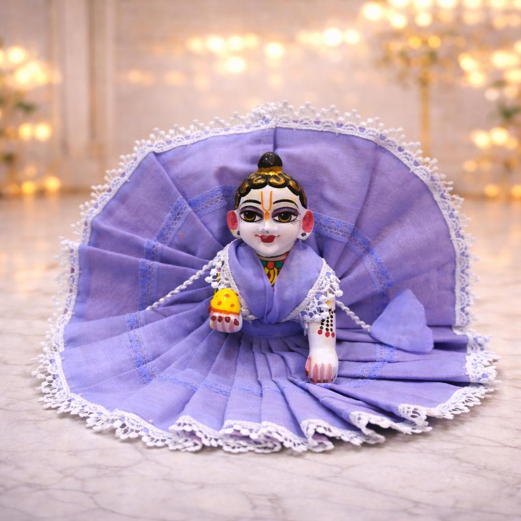 Jogan Meera Pick Any Soft Mulmul Poshak Combo (1, 3 or 5) for Laddu Gopal Ji