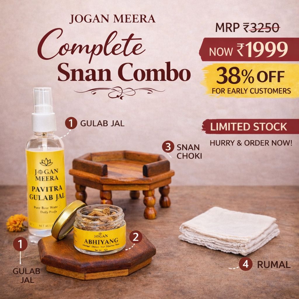 Jogan Meera Snan Seva Combo Set for Thakurji