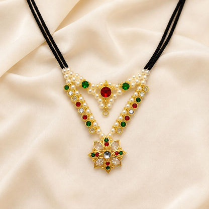 Jogan Meera Semi-Precious Heavy Multi Mala for Laddu Gopal Ji