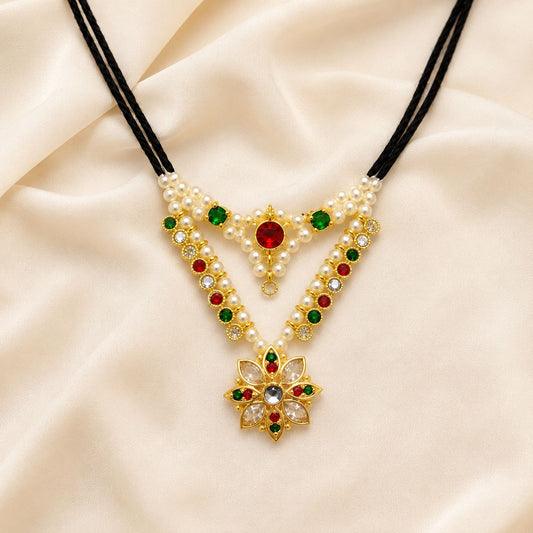Jogan Meera Semi-Precious Heavy Multi Mala for Laddu Gopal Ji