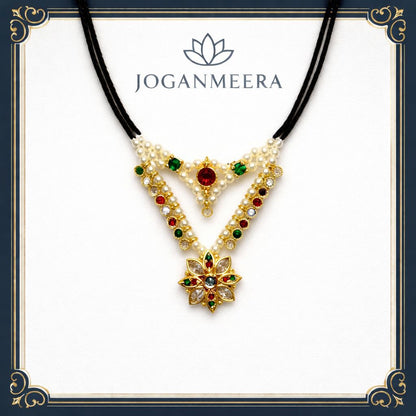Jogan Meera Semi-Precious Heavy Multi Mala for Laddu Gopal Ji