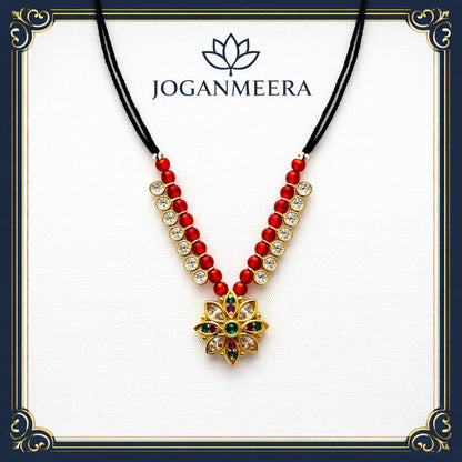 Jogan Meera Semi-Precious Red Mala for Laddu Gopal Ji