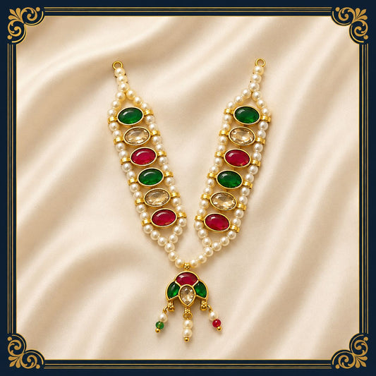 Jogan Meera Semi-Precious Heavy AD Mala