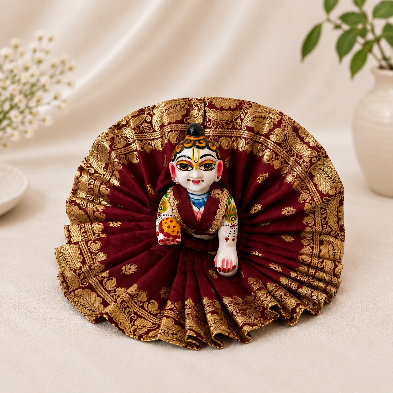 Jogan Meera Pick Any Heavy Banarasi Poshak for Laddu Gopal Ji